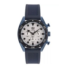 Adidas Édition Deux Chronographe – Montre Homme Bleue Et Blanche (AOFH23004)