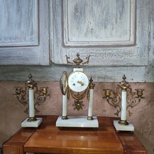 Horloge pendule colonnes - à,
