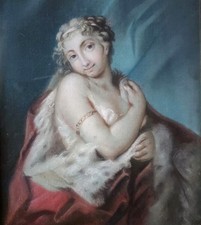 Pastel "L'hiver" (Rosalba