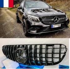 Calandre Mercedes GLC X253 C253 NOIR 2015 À 2019 look GT NOIR AVEC LOGO NOIR