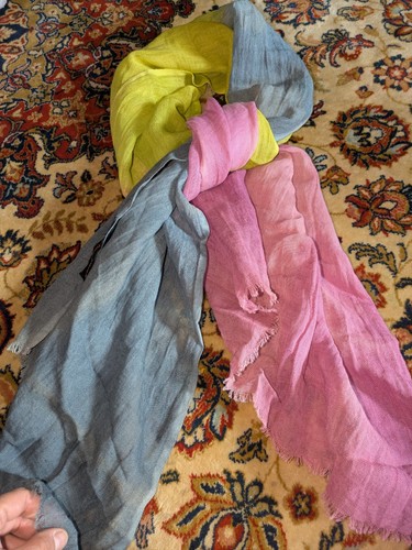 Foulard lin coton - en,