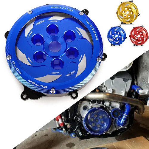 Clear clutch cover for - clutch, suzuki