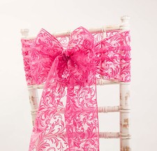 Chaise Housse Nœud Écharpe