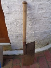 ANCIEN TRES GRAND HACHOIR FENDOIR DE BOUCHER ABBATOIR LONGUEUR 69,5 CMS