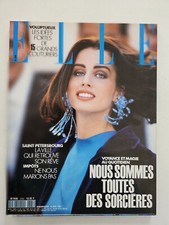 Magazine mode fashion ELLE French #2384 16 septembre 1991 Julie Anderson