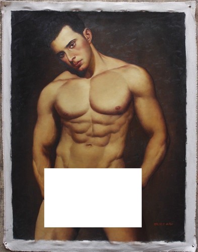 Portrait homme tableau - portrait,