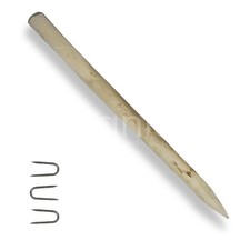 Floranica Poteau Piquet de clôture - Bois de noisetier - Piquets de Jardin