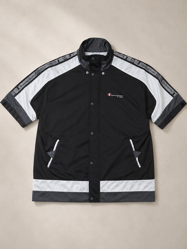 Sweat zippé manches courtes
