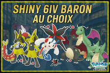 ✨Shiny Baron/Alpha 6iv au choix✨ Pokemon leyendas / Legends ZA / Z-A / Legenden