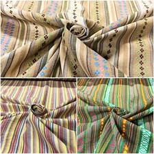 Mexique Substances Vêtements Déco Meuble Costumes Bohèmien Rayures Ethnique Boho