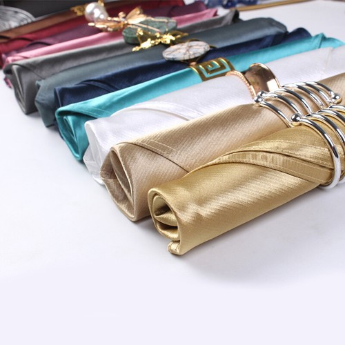 Faux satin tissu carré - faux,