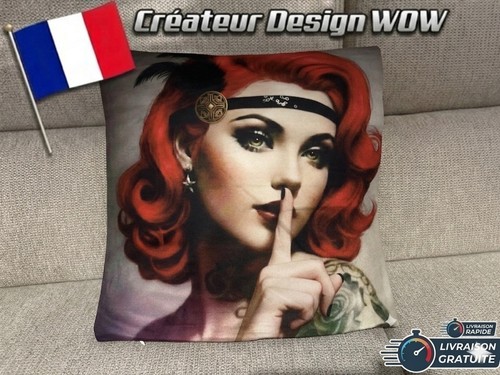 Titre housse coussin - housse, de