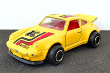 MAJORETTE N° 309 1/57 Voiture Porsche Turbo Jaune Roues Larges 1:57
