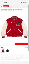 Supreme X MickeyMouse Varsity