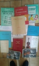 Lot de divers livres de Musique Cantilege Manuel Pratique Théorie Jeu de Rythme