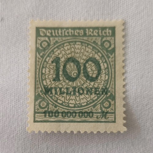 Timbre deutsches reich vert - timbre,