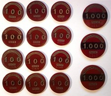 Lot de Jetons Casino NICE ''