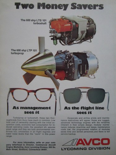 1972 pub avco lycoming - avco, lts