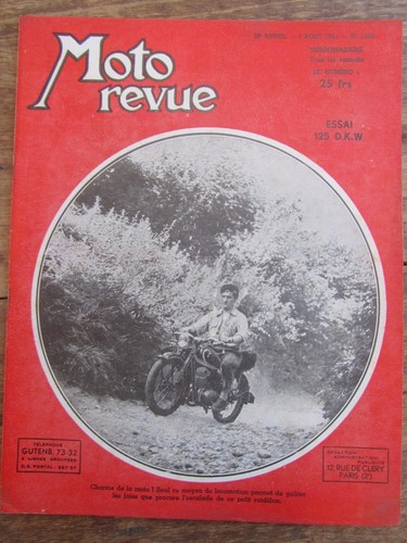 Ancienne revue moto - moto, n°