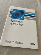 Ford automobile autoradio guide audio édition 01 / 1991 notice manuel livret