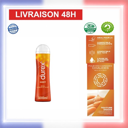 Durex gel lubrifiant hot - gel, 100ml