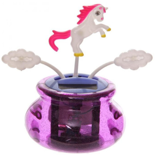 Figurine solaire licorne qui - solaire,