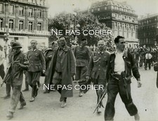 LIBERATION DE PARIS Opéra 2ème DB FFI prisonniers allemands 25 août 1944 WWII