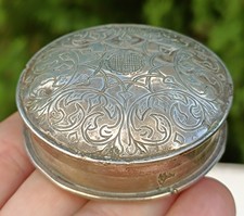 boite argent tunis gravure