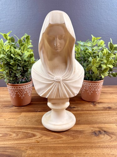 Buste vierge marbre - de, en