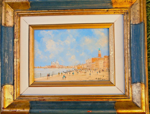 Huile sur panneau pierre - sur,