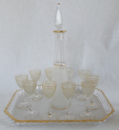 Service liqueur cristal - -,