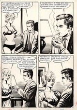 COPLAN COMMANDO SECRET (ROSCHITELLI) PLANCHE ORIGINALE AREDIT PAGE 28 EROTIQUE