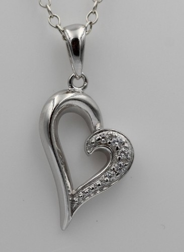 Pendentif cœur 925 argent - pendentif,
