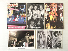 Lot  5  Cartes Postales   Rolling Stones   Mick Jagger  Keith Richard  Postcards