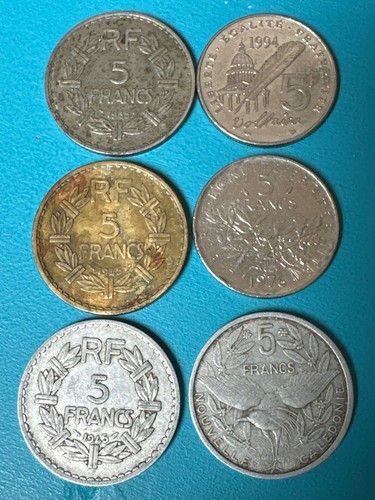Lot pieces francs 1935 - pieces,