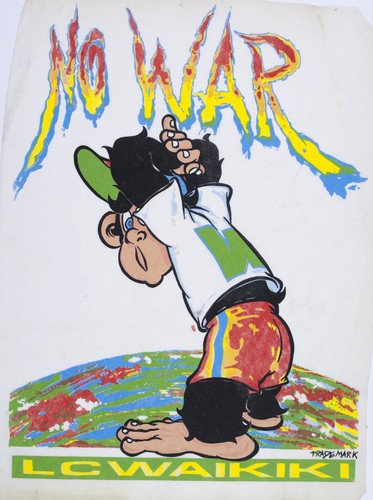 Sérigraphie waïkiki bon - bon, à