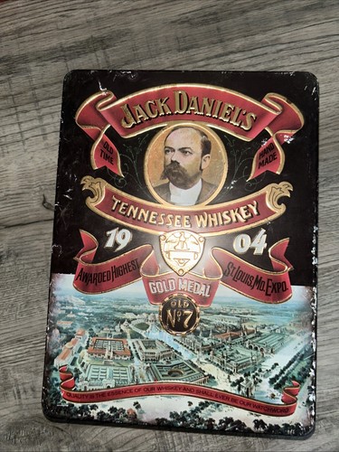 Vtg jack daniels 1904 gold - jack,