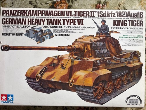 Tamiya king tiger rc - king,