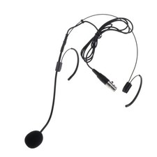 Microphone serre-tête filaire XLR 3,5 mm femelle 4 broches pour micro sans fil