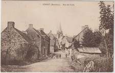 CPA 56 - SERENT - Rue des Pavés / REF 199