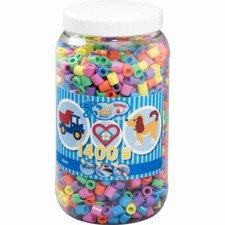 Hama Perles à repasser Maxi - Pastell Mix 1400 perles (6 couleurs) dans boîte...