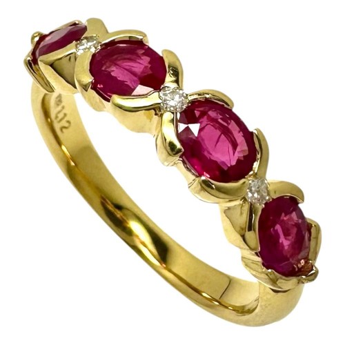 Bague rubis 12 ct - us,