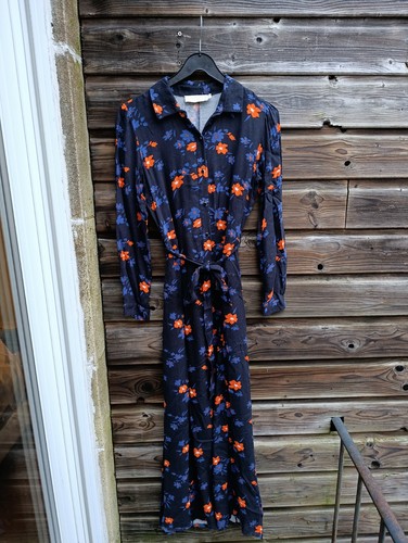 Robe chemise longue noire
