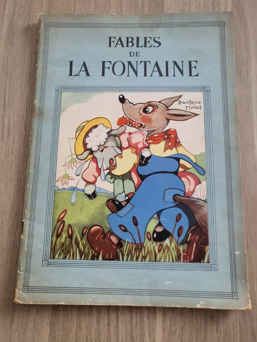 Ancien livre fables de - ancien,