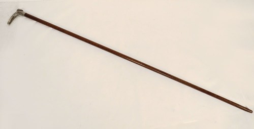 Canne ancienne pommeau argent