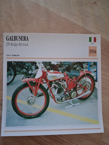 Galbusera 250 rudge dirt track - galbusera,