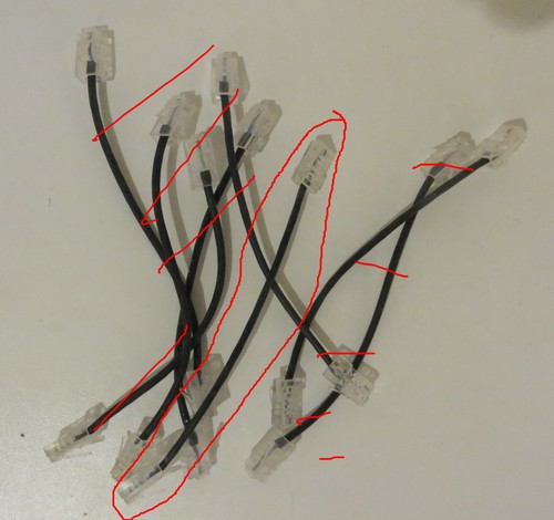 Câble rj45 pour - pour, tableau