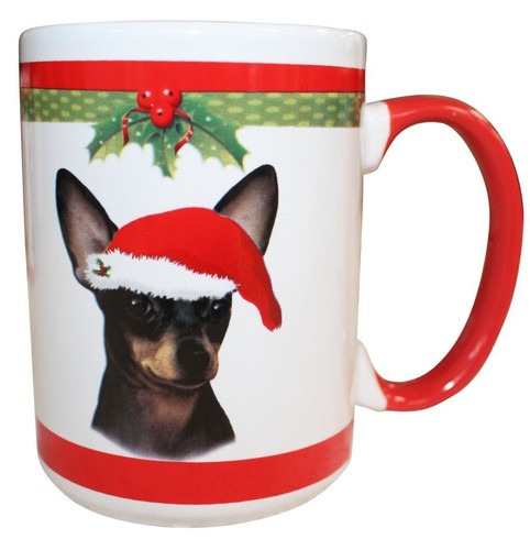 Chihuahua black christmas - chihuahua,