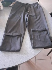 pantalon droit  gris chiné