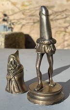 Dieu Priapus - Bronze à patine argentée - France - fin XIX - début XX